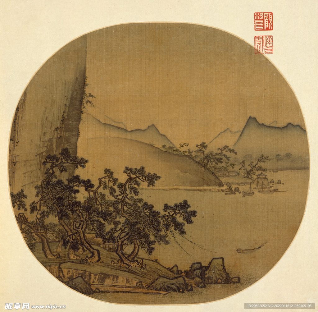 山水画  