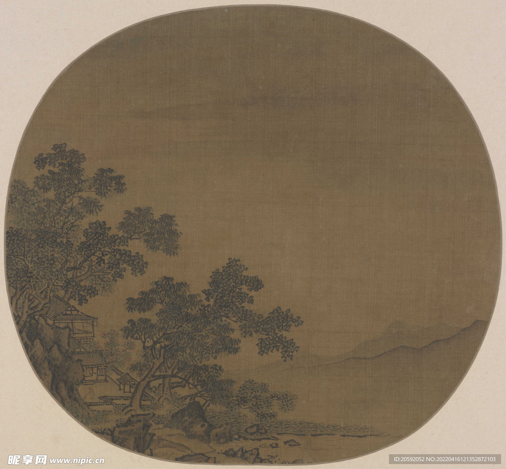 山水画  