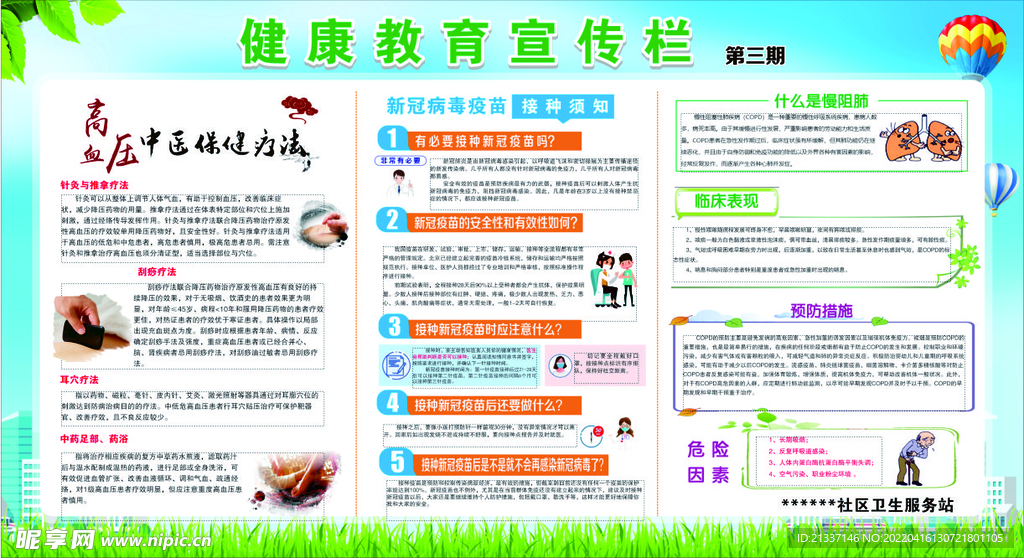 健康教育宣传栏