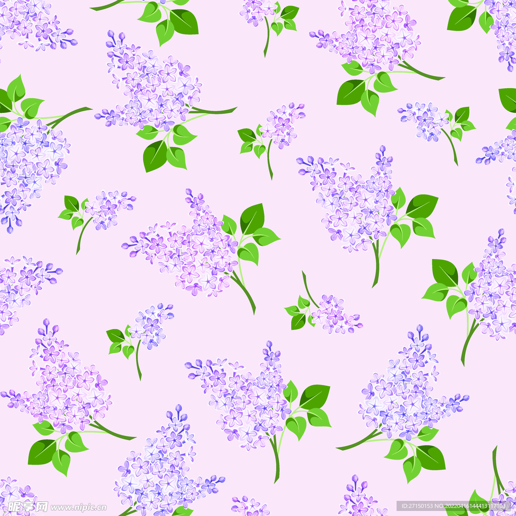 紫色小碎花