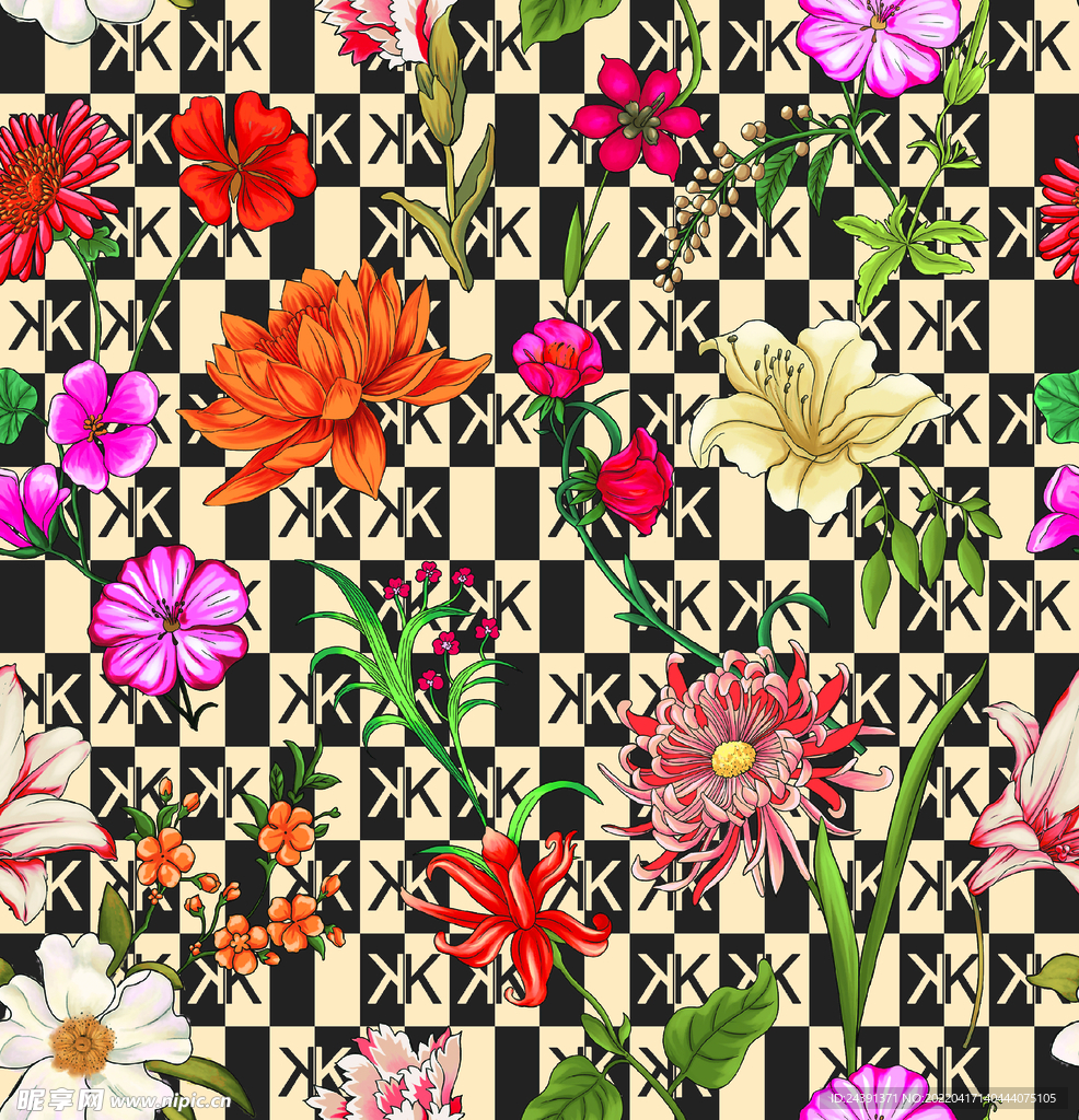 手绘花