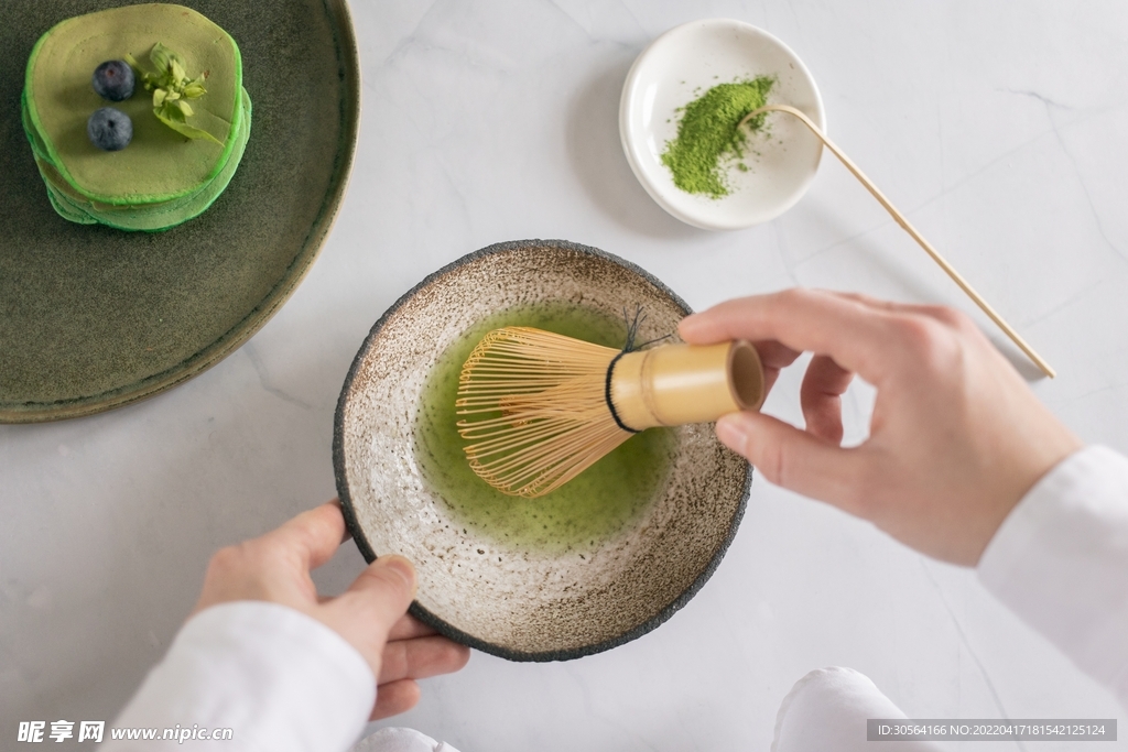 日式抹茶粉制作