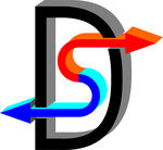 D S  字母logo  