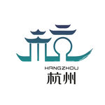 浙江杭州城市地标标志logo 