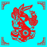 兔子剪纸