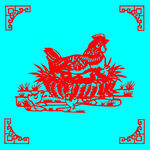 孵小鸡剪纸
