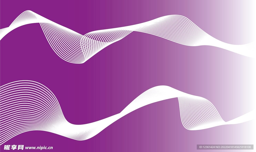 紫色抽象线条