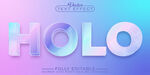 HOLO字体