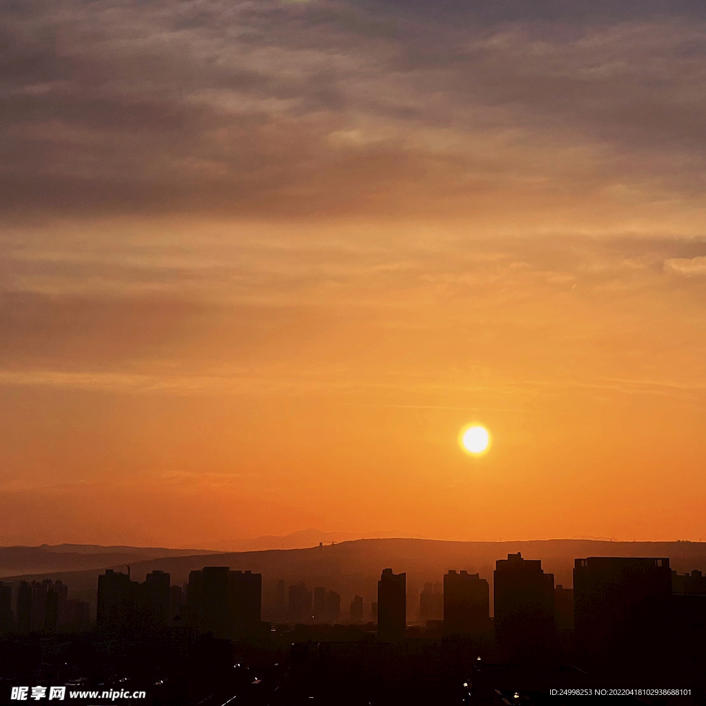 黄昏落日