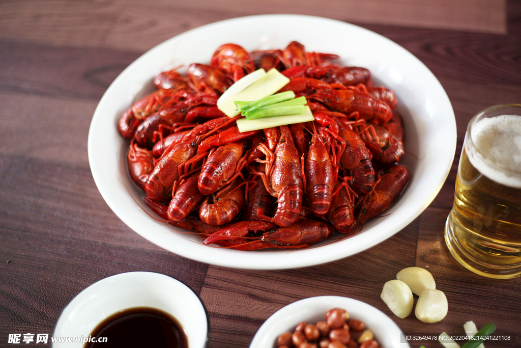美食小龙虾摄影图