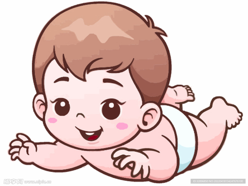 卡通婴儿
