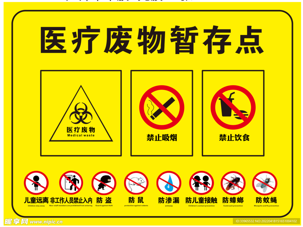 医疗废物标识