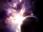 科幻宇宙星球高光图片