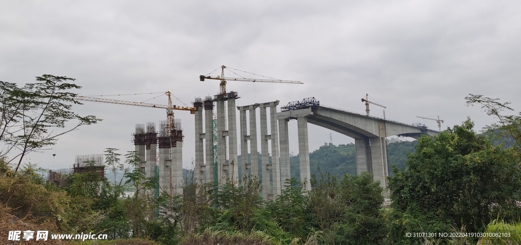 高速桥建设