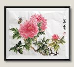 王美云国画小写意牡丹