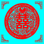 双喜剪纸