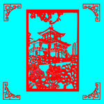 法门寺剪纸