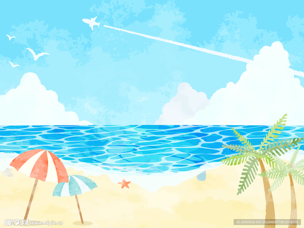 夏日海滩