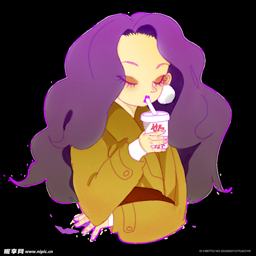 冬季风格插画风元素