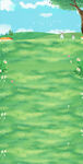 绿色草地易拉宝