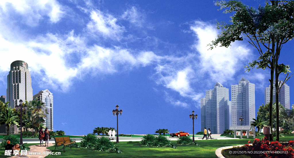 广场效果