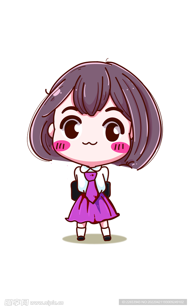 短发女孩