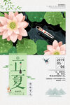 立夏荷 花
