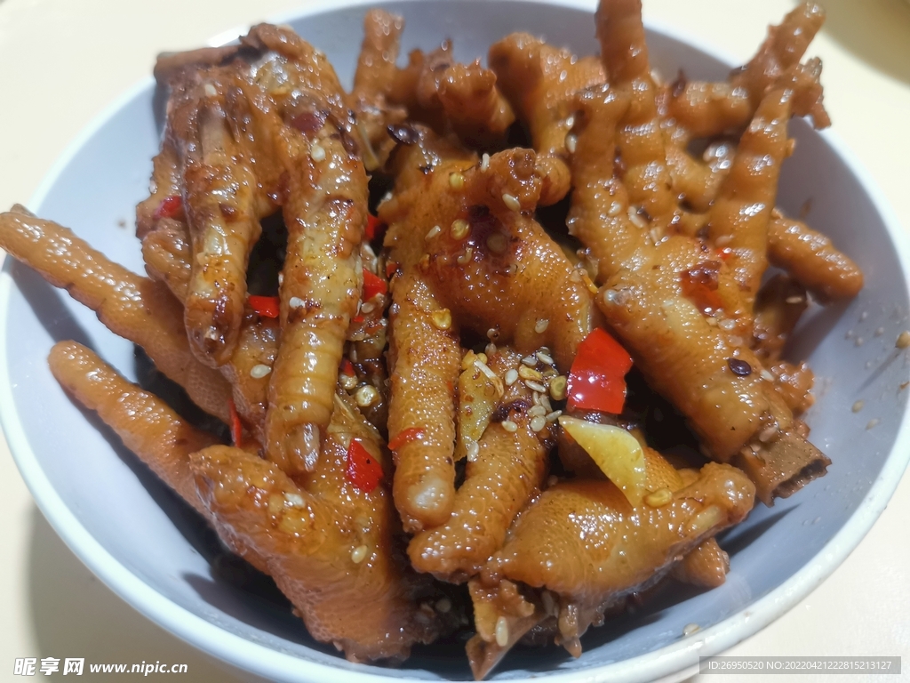 卤鸡爪