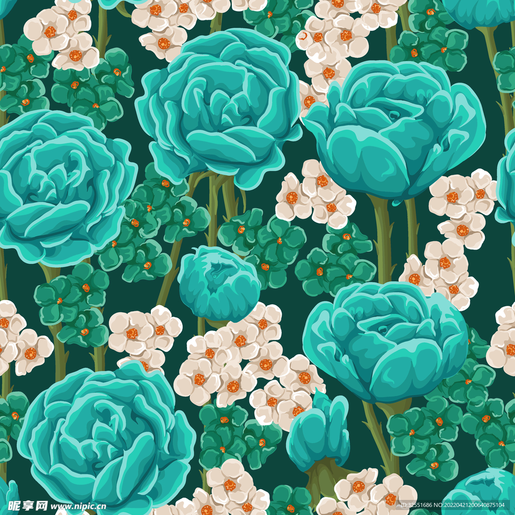 手绘花