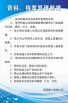 资料档案管理制度牌