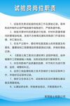 试验员岗位职责制度牌