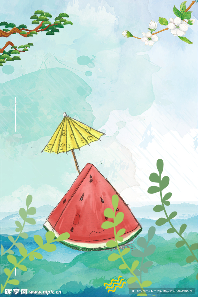 夏天背景