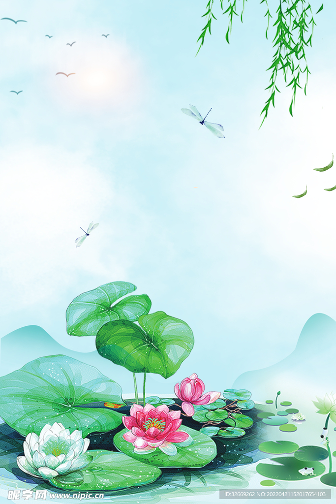 夏天背景