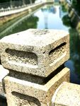 桥柱石河流边