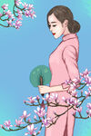 复古旗袍女装图片