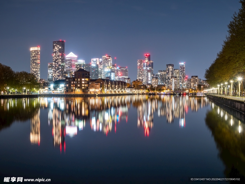 夜晚摄影图__建筑景观_自然景观_摄影图库_昵图网
