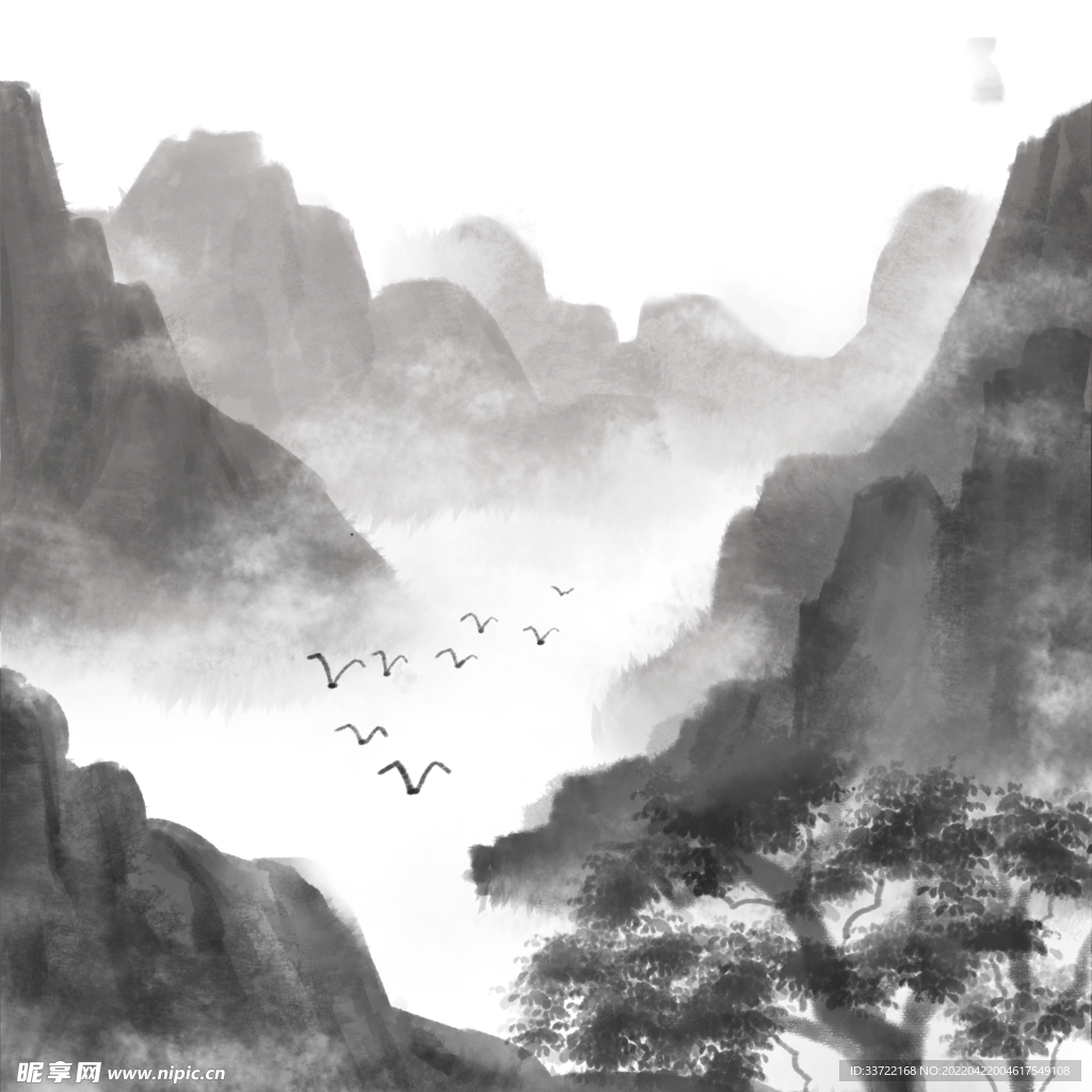 水墨山水