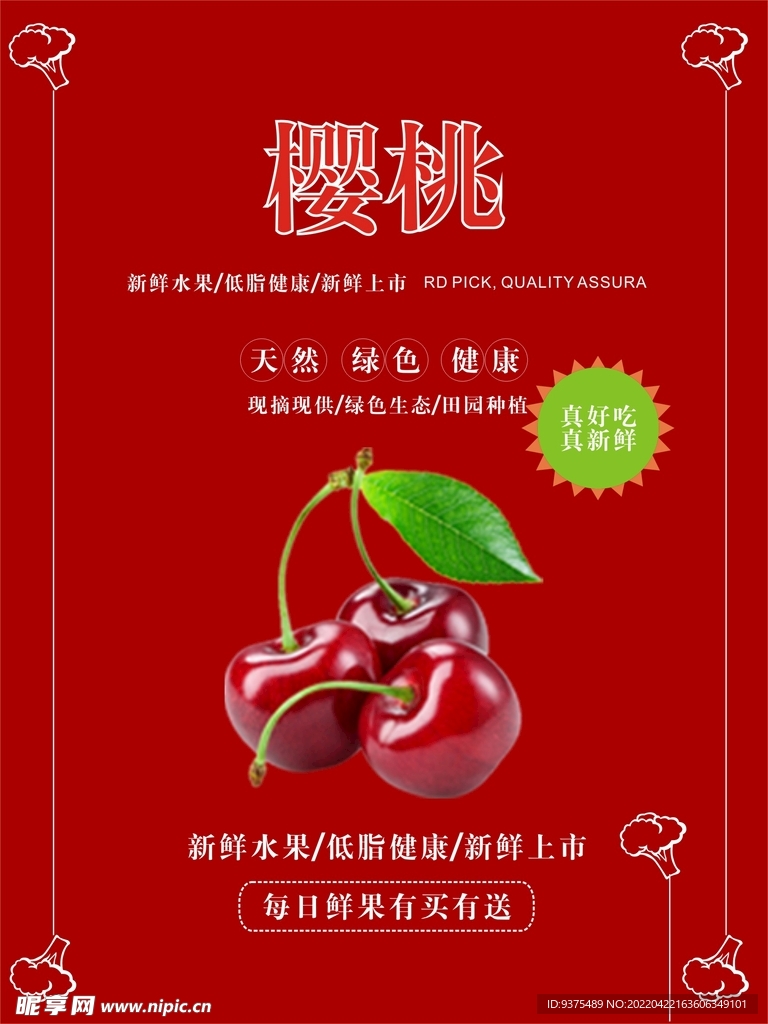 樱桃海报
