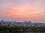 夕阳西下火烧云