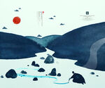 水墨山水装饰画