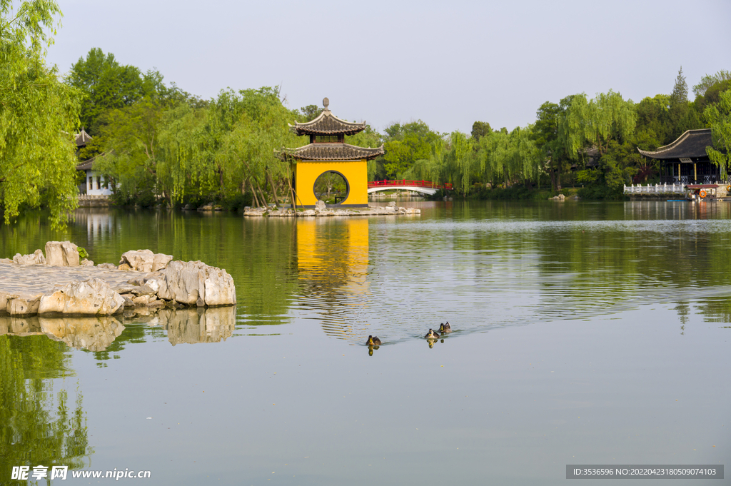 扬州钓鱼台美景