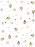 水果花朵平铺清新简笔画