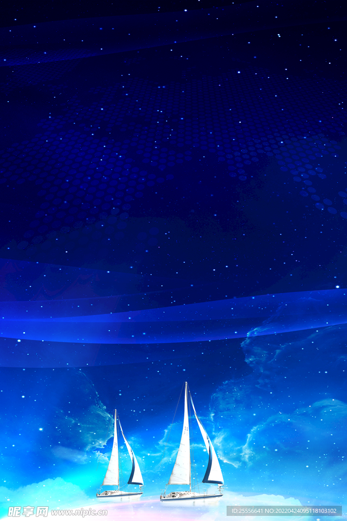 蓝色背景