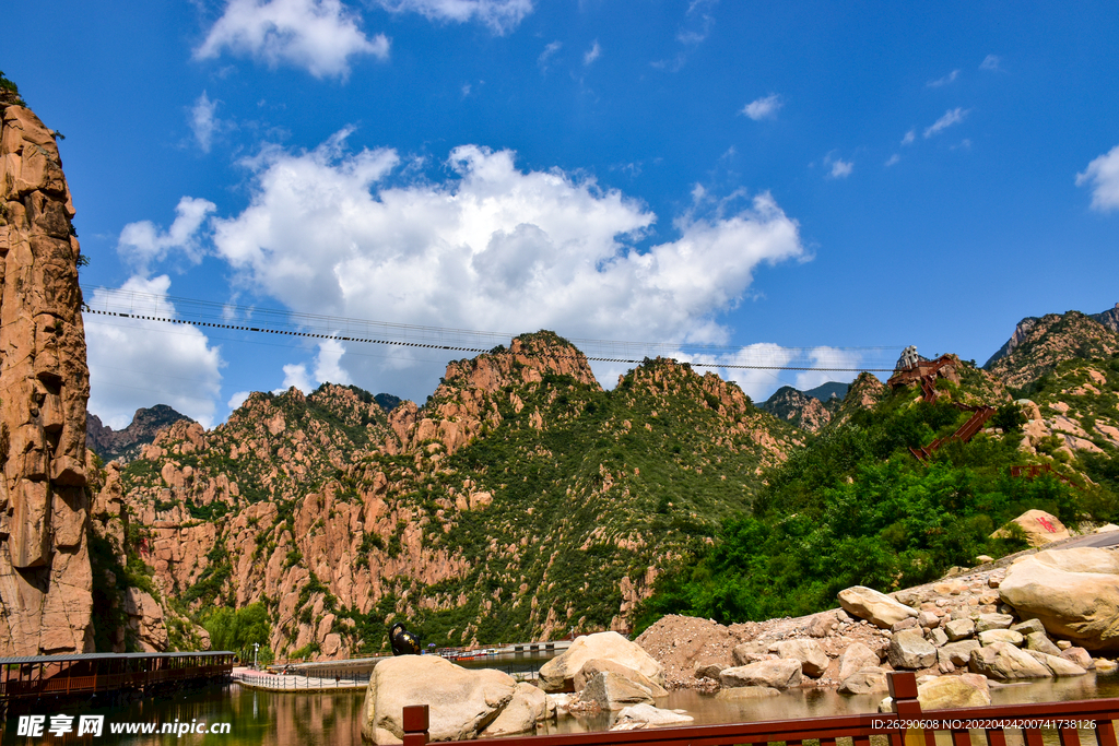 蓝天 高山 河流