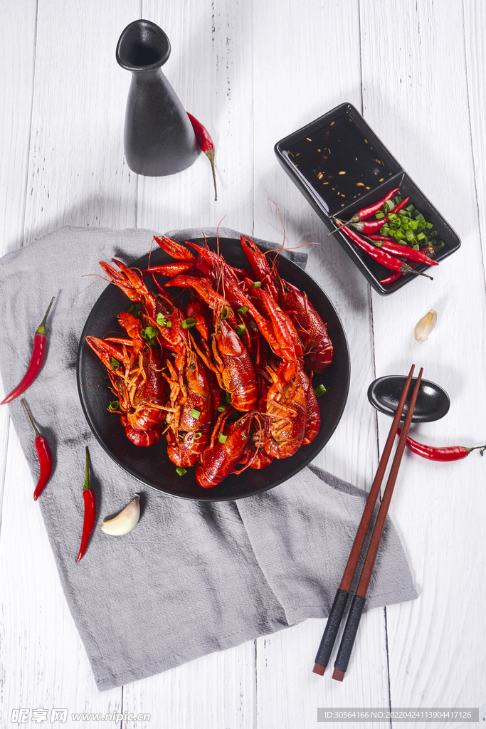 麻辣小龙虾美食