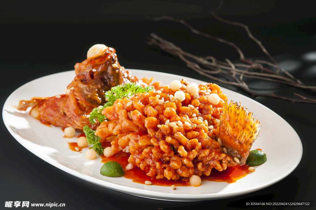 松鼠桂鱼美食