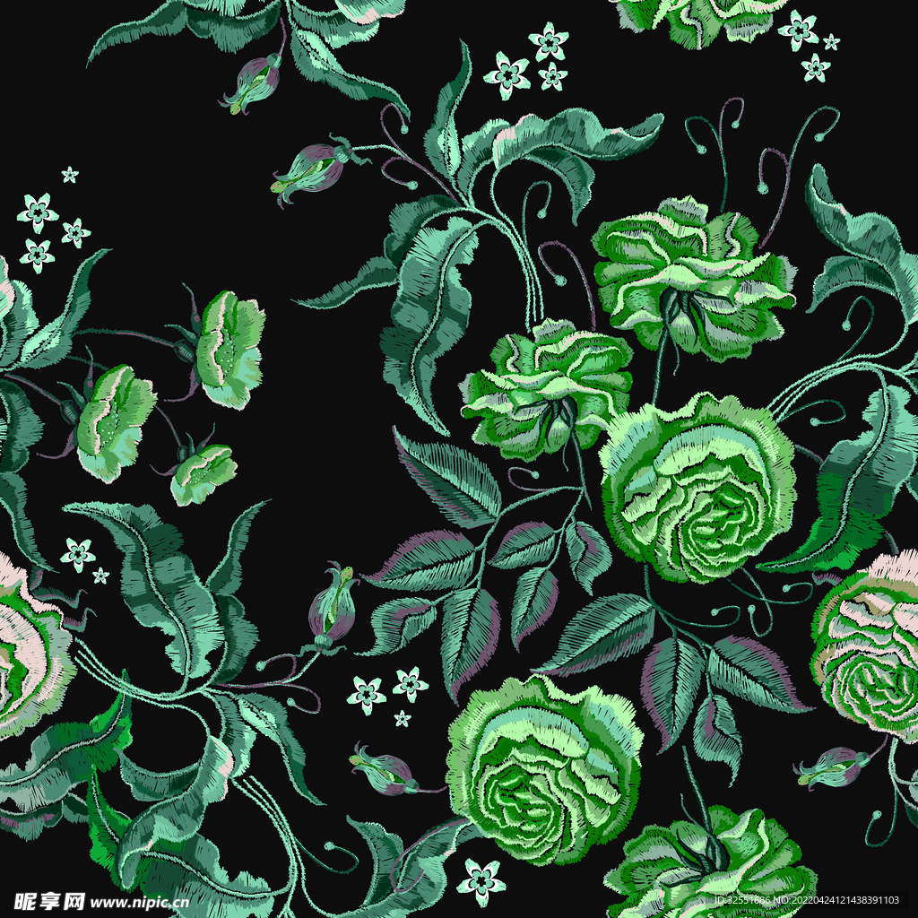 手绘花
