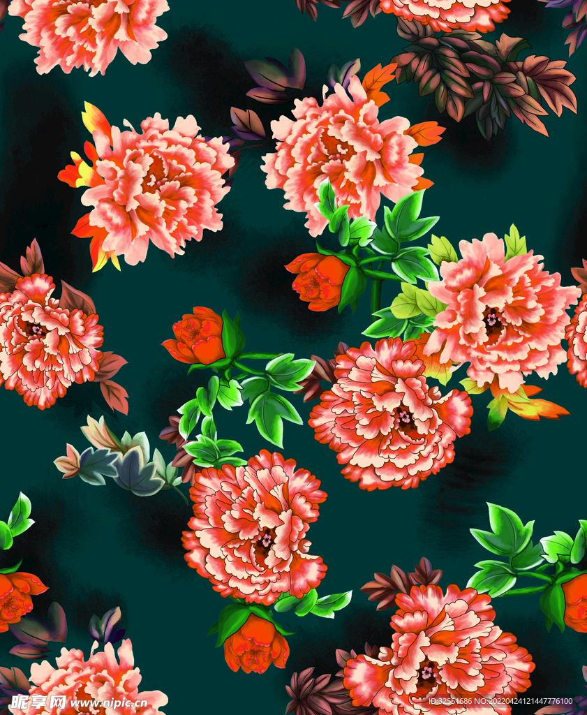 手绘花