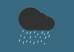乌云下雨