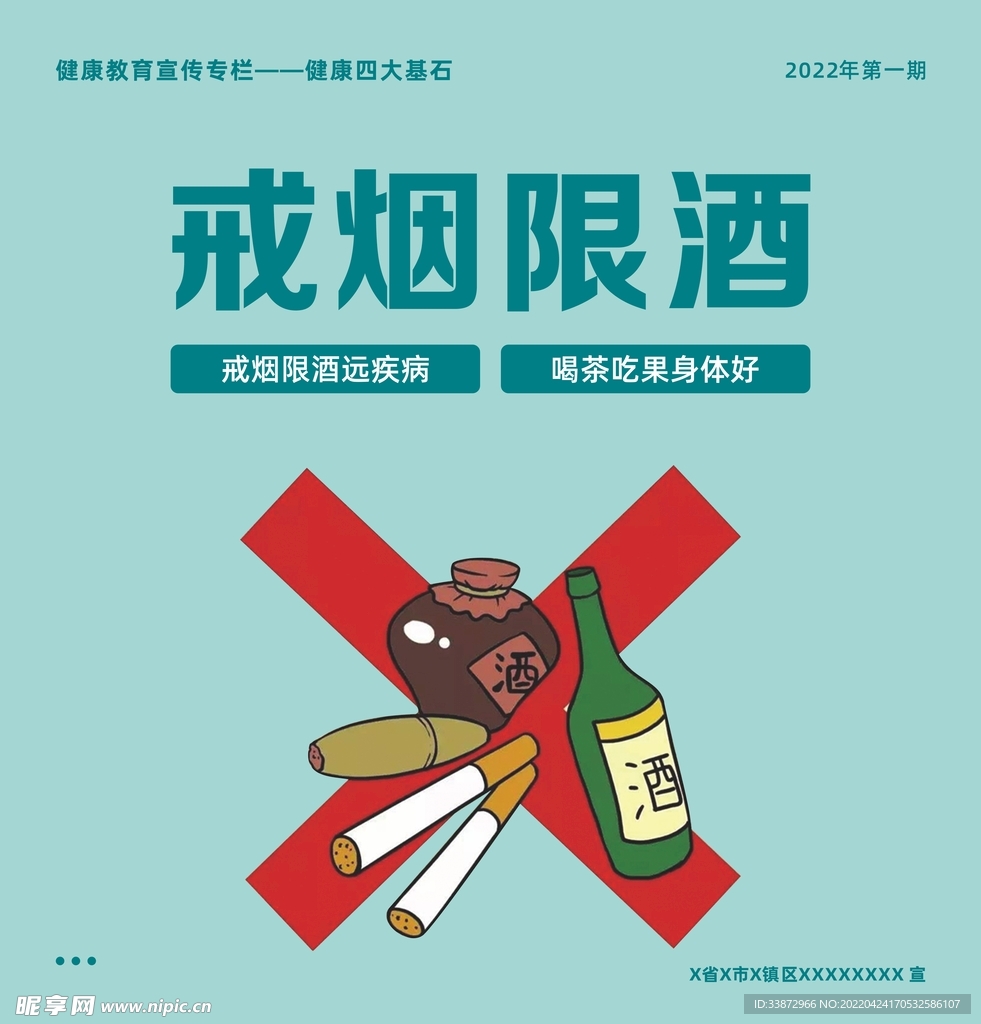 健康四大基石戒烟限酒